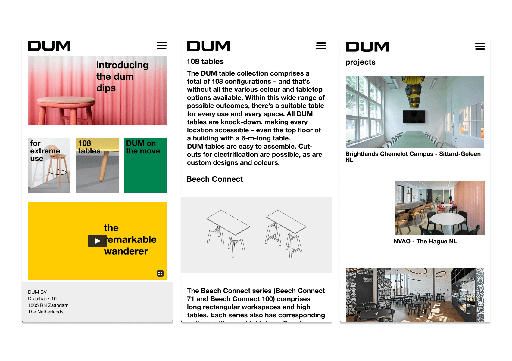 Dumoffice: Digital design en realisatie website